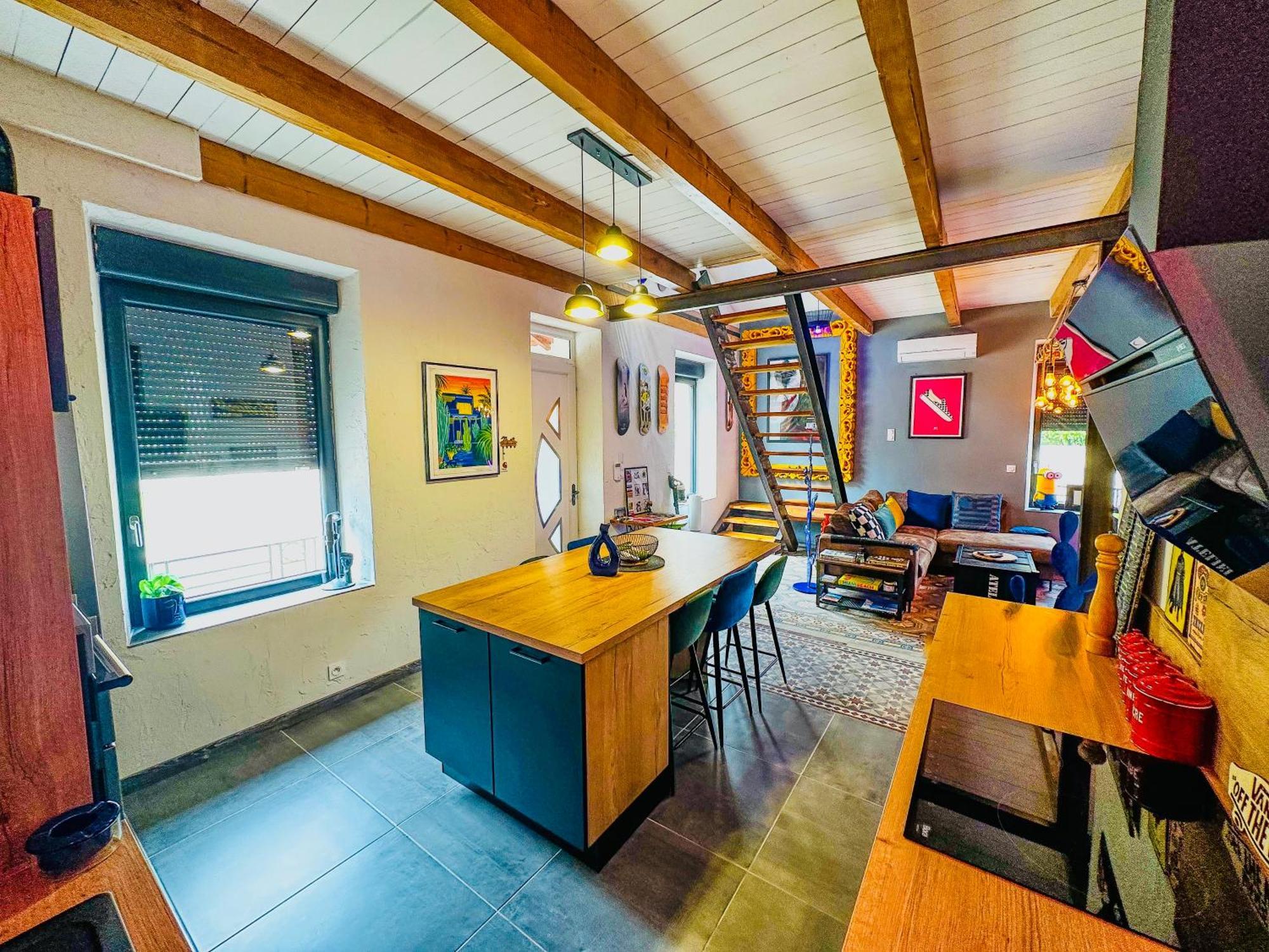 Loft Modern Avec Jardin Piscine Et Pool House Villa Lavalette Eksteriør billede